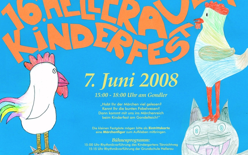 Plakat für das Kinderfest 2008